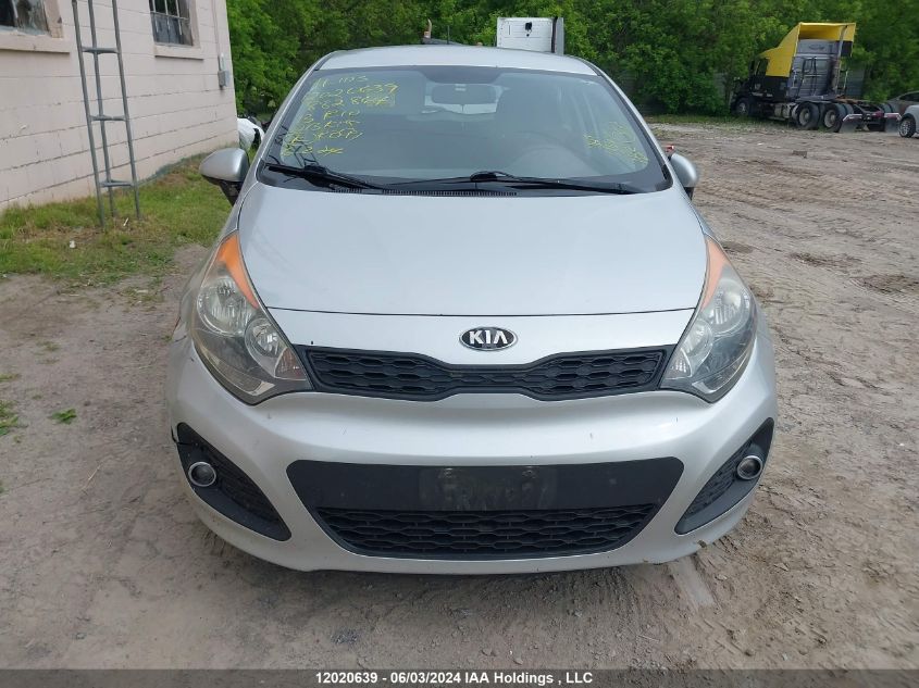 2013 Kia Rio VIN: KNADM5A30D6882864 Lot: 12020639