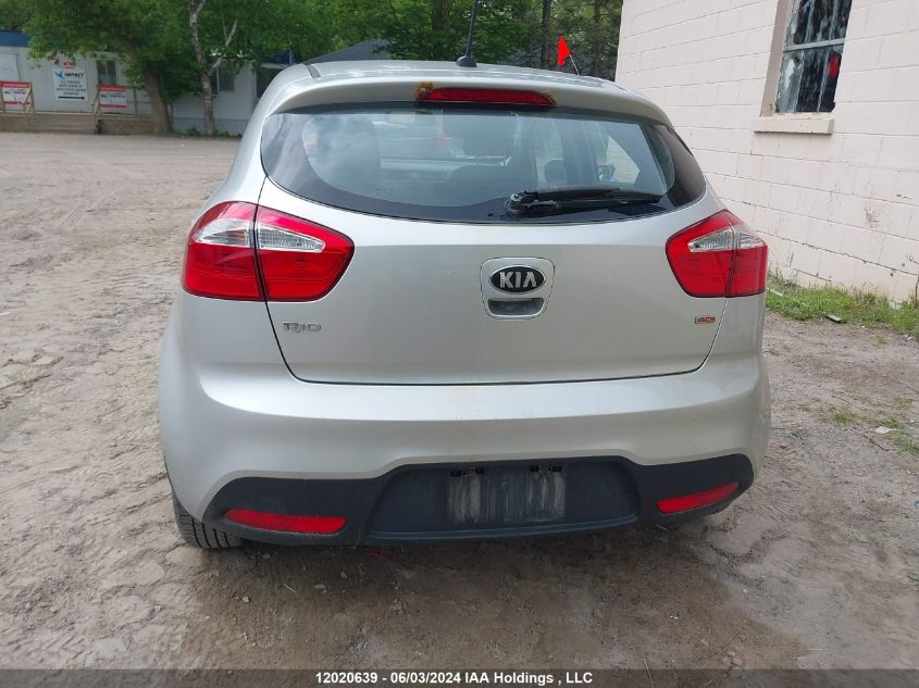 2013 Kia Rio VIN: KNADM5A30D6882864 Lot: 12020639