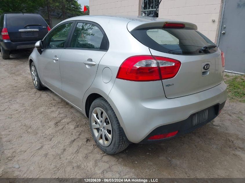 2013 Kia Rio VIN: KNADM5A30D6882864 Lot: 12020639