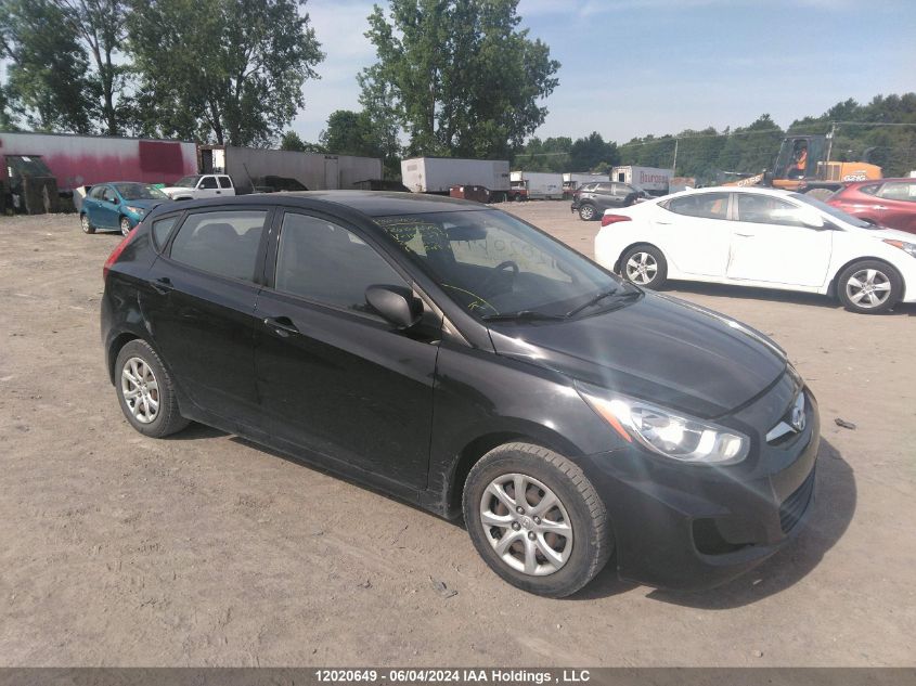 2014 Hyundai Accent Gls/Gs VIN: KMHCT5AE7EU197594 Lot: 12020649