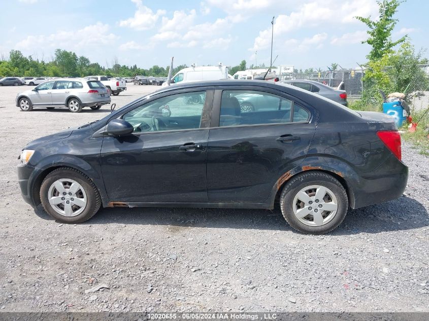 2012 Chevrolet Sonic VIN: 1G1JA5EHXC4210074 Lot: 12020655