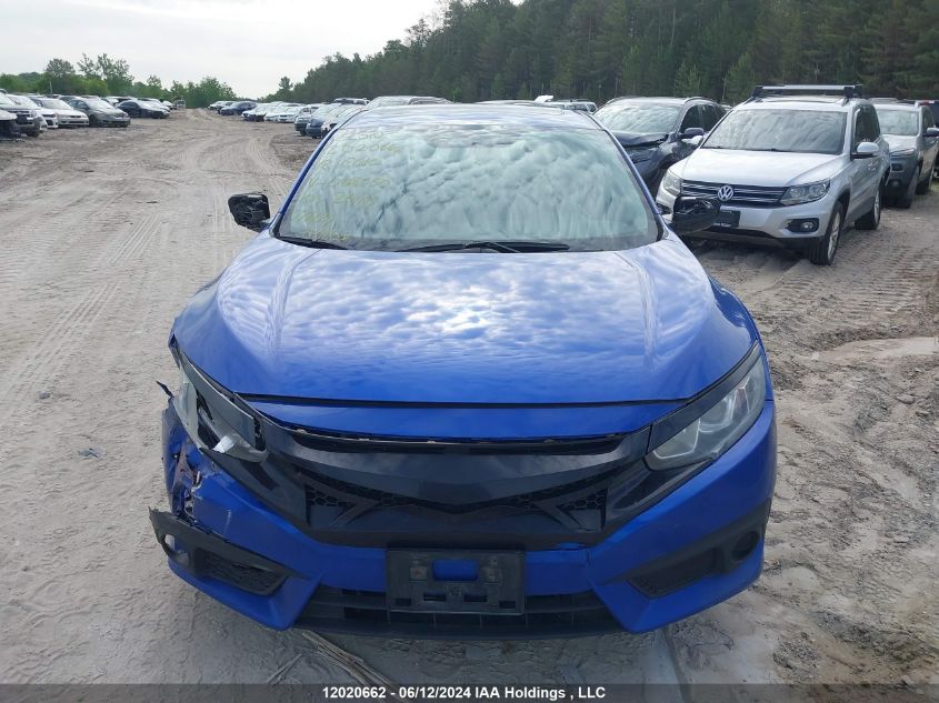 2018 Honda Civic Ex 4Dr VIN: 2HGFC2F86JH008550 Lot: 12020662