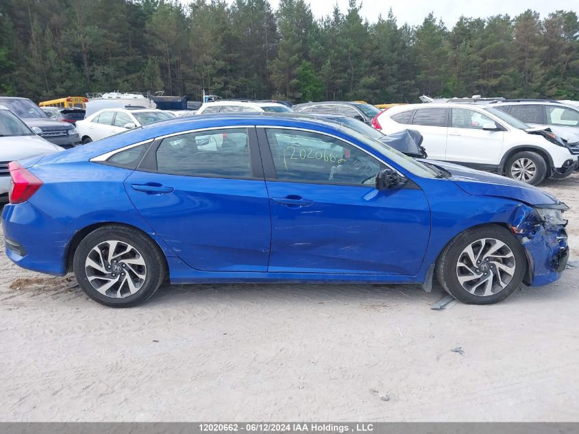 2018 Honda Civic Ex 4Dr VIN: 2HGFC2F86JH008550 Lot: 12020662
