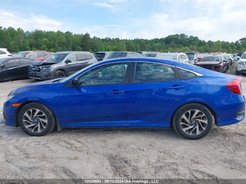 2018 Honda Civic Ex 4Dr VIN: 2HGFC2F86JH008550 Lot: 12020662