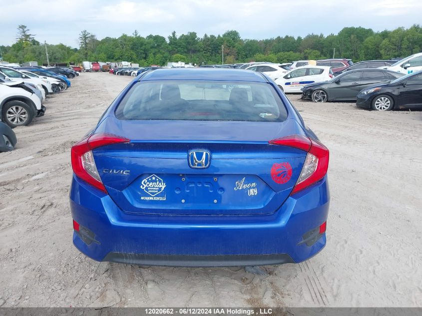 2018 Honda Civic Ex 4Dr VIN: 2HGFC2F86JH008550 Lot: 12020662