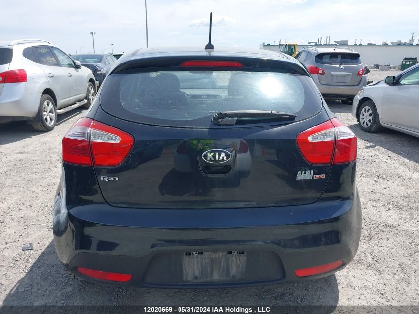 2015 Kia Rio Lx VIN: KNADM5A31F6978621 Lot: 12020669