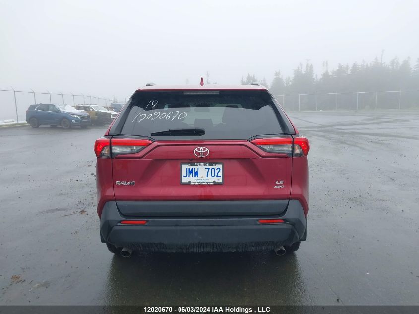 2019 Toyota Rav4 Le VIN: 2T3B1RFV8KC020168 Lot: 12020670