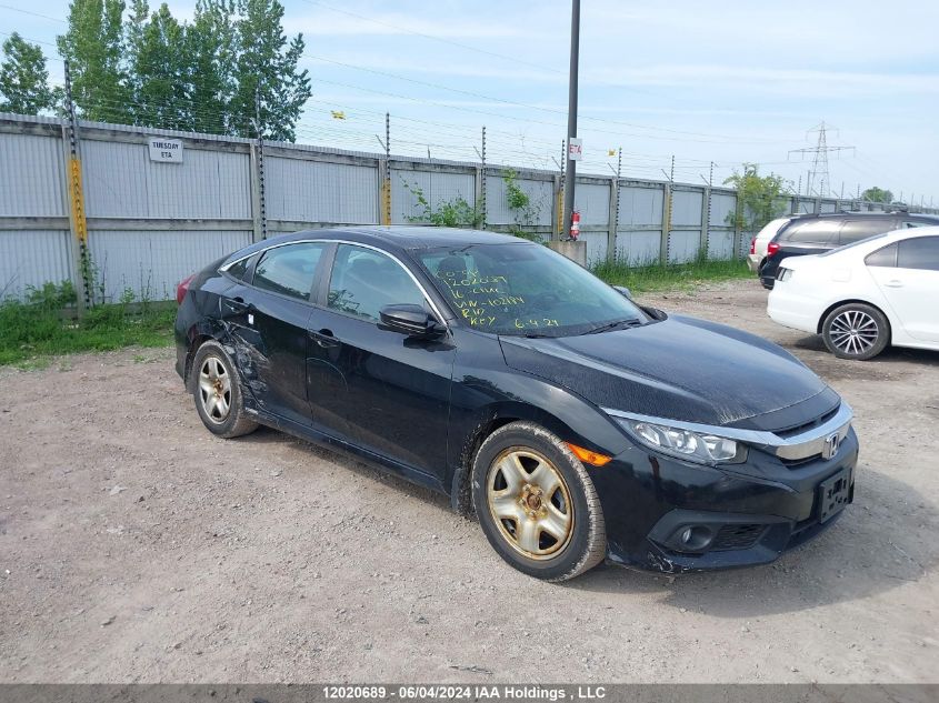 2016 Honda Civic Sedan VIN: 2HGFC1F46GH102184 Lot: 12020689