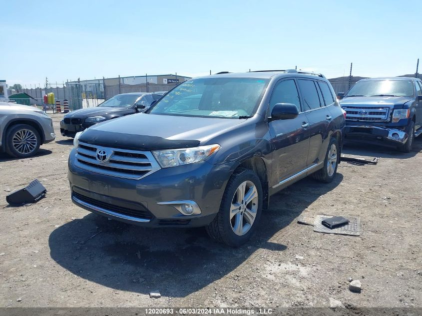 2013 Toyota Highlander Limited VIN: 5TDDK3EHXDS179808 Lot: 12020693