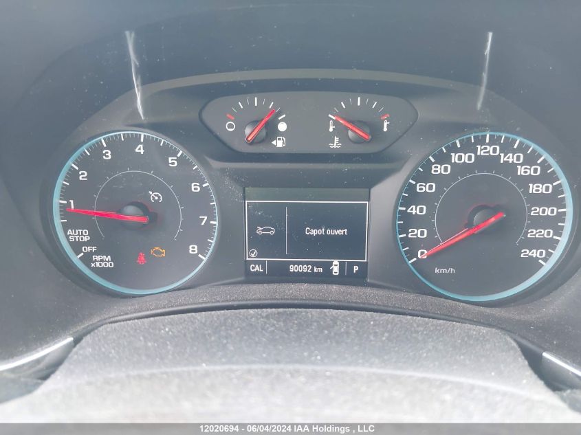 2018 Chevrolet Equinox VIN: 2GNAXHEV7J6105850 Lot: 12020694