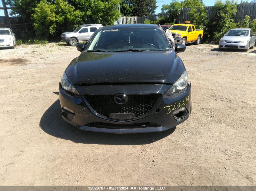 2014 Mazda Mazda3 VIN: JM1BM1V75E1131001 Lot: 12020707