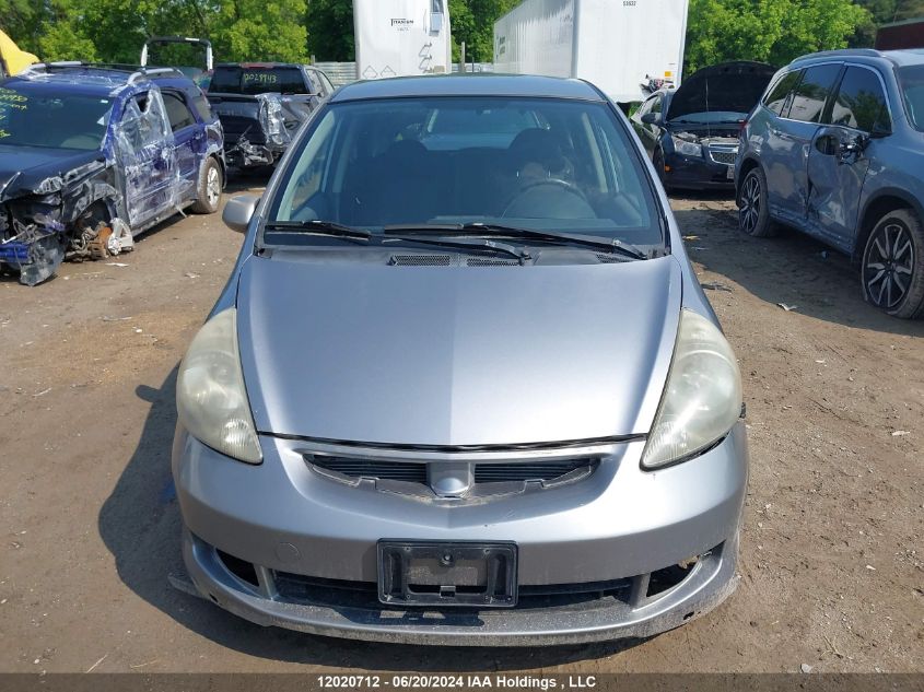 2007 Honda Fit S VIN: JHMGD37647S811456 Lot: 12020712