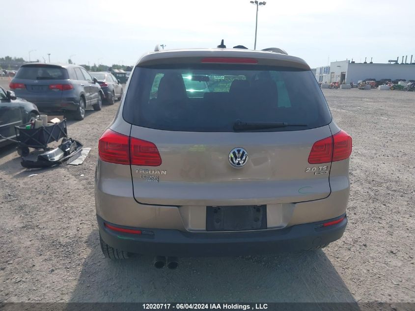 2015 Volkswagen Tiguan VIN: WVGJV7AX0FW027372 Lot: 12020717