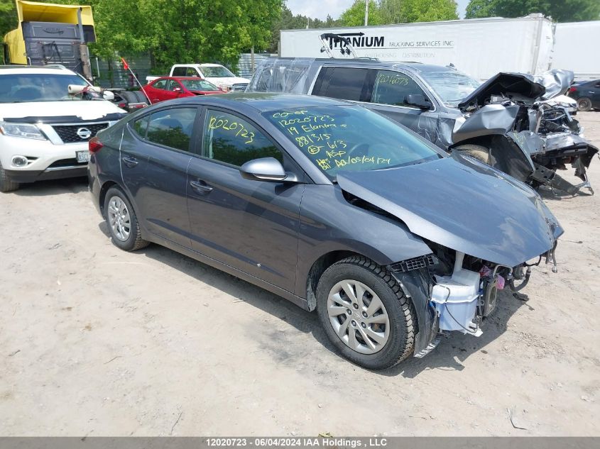 2019 Hyundai Elantra Essential VIN: KMHD74LF6KU881315 Lot: 12020723