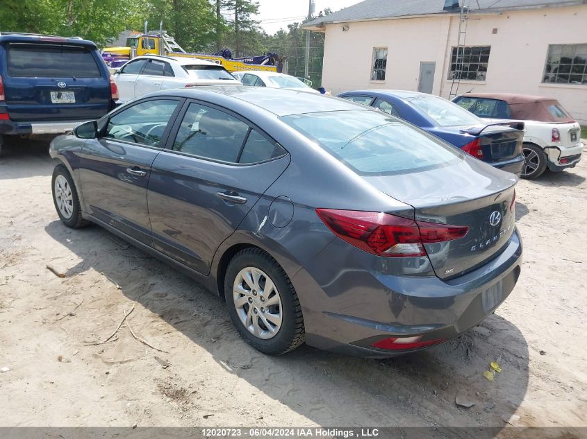 2019 Hyundai Elantra Essential VIN: KMHD74LF6KU881315 Lot: 12020723