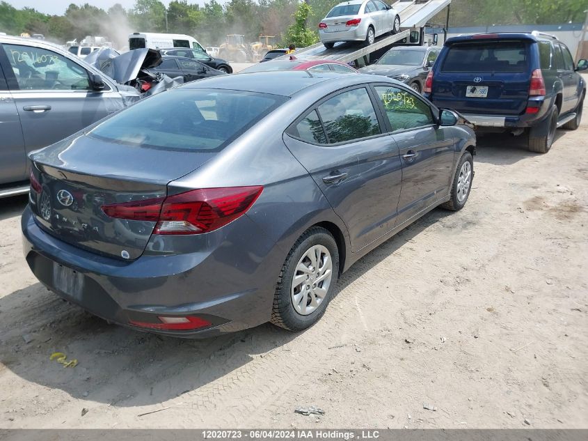 2019 Hyundai Elantra Essential VIN: KMHD74LF6KU881315 Lot: 12020723