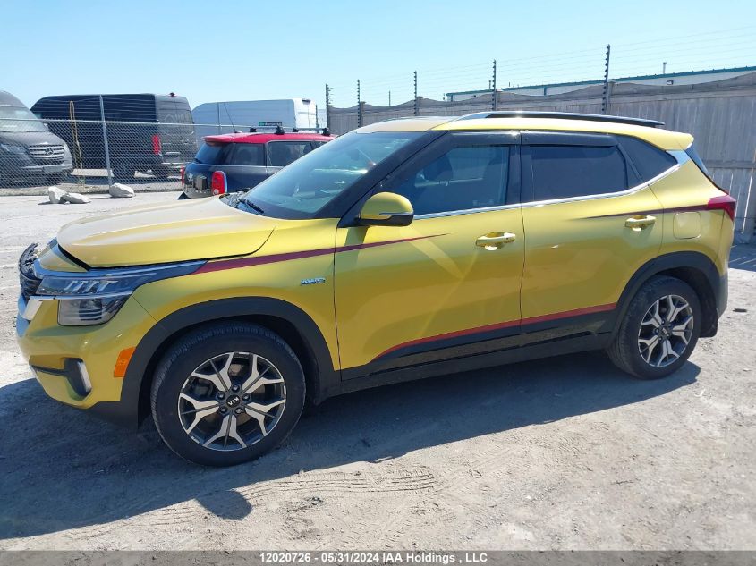 2021 Kia Seltos VIN: KNDERCAA4M7060574 Lot: 12020726