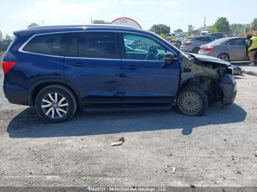 2021 Honda Pilot VIN: 5FNYF6H37MB508640 Lot: 12020727