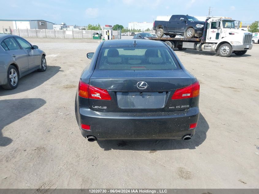 2007 Lexus Is 250 VIN: JTHCK262672009584 Lot: 12020730