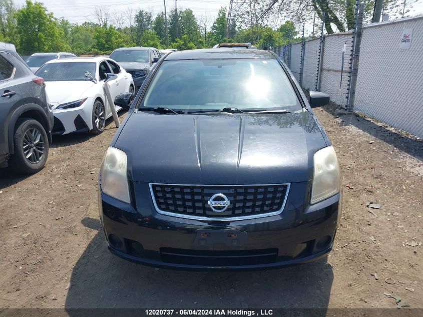 2007 Nissan Sentra 2.0/2.0S/2.0Sl VIN: 3N1AB61E57L619866 Lot: 12020737