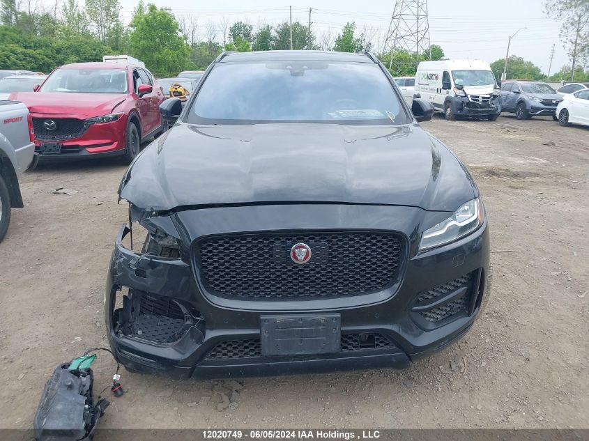 2019 Jaguar F-Pace VIN: SADCL2FN3KA397336 Lot: 12020749