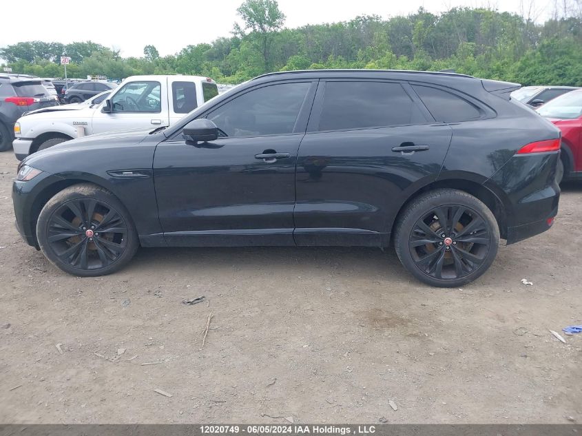 2019 Jaguar F-Pace VIN: SADCL2FN3KA397336 Lot: 12020749