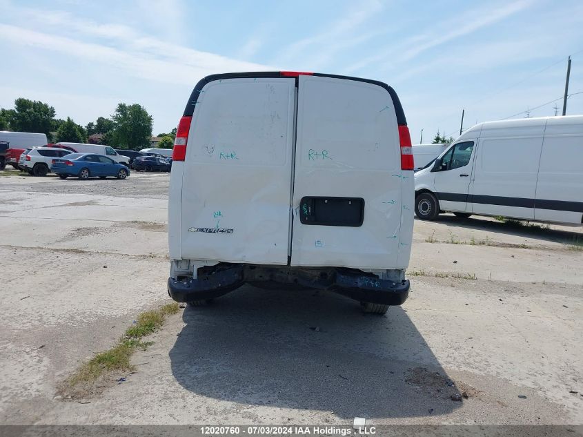 2021 Chevrolet Express VIN: 1GCWGAF73M1304004 Lot: 12020760
