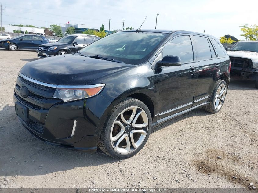 2012 Ford Edge Sport VIN: 2FMDK4AKXCBA17132 Lot: 12020761