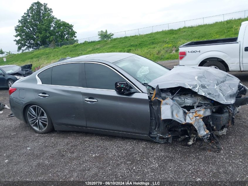 2014 Infiniti Q50 Premium/Sport VIN: JN1BV7ARXEM707299 Lot: 12020770