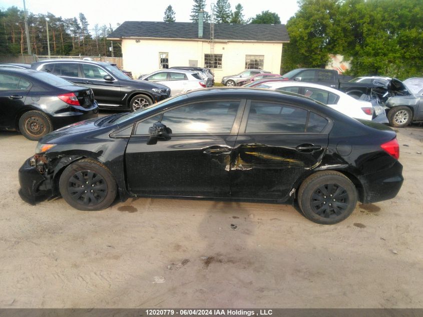 2012 Honda Civic Sdn VIN: 2HGFB2F47CH035761 Lot: 12020779