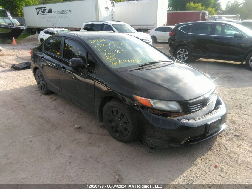 2012 Honda Civic Sdn VIN: 2HGFB2F47CH035761 Lot: 12020779