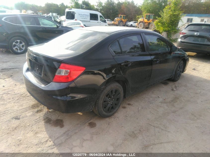 2012 Honda Civic Sdn VIN: 2HGFB2F47CH035761 Lot: 12020779