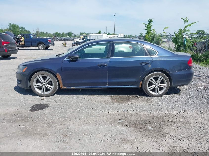 2012 Volkswagen Passat VIN: 1VWBH7A35CC068362 Lot: 12020794