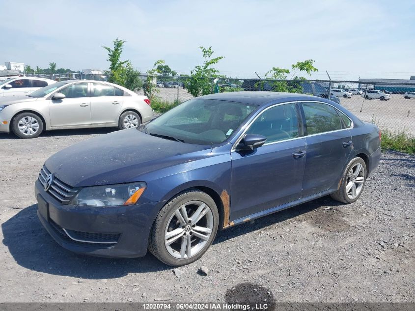 2012 Volkswagen Passat VIN: 1VWBH7A35CC068362 Lot: 12020794