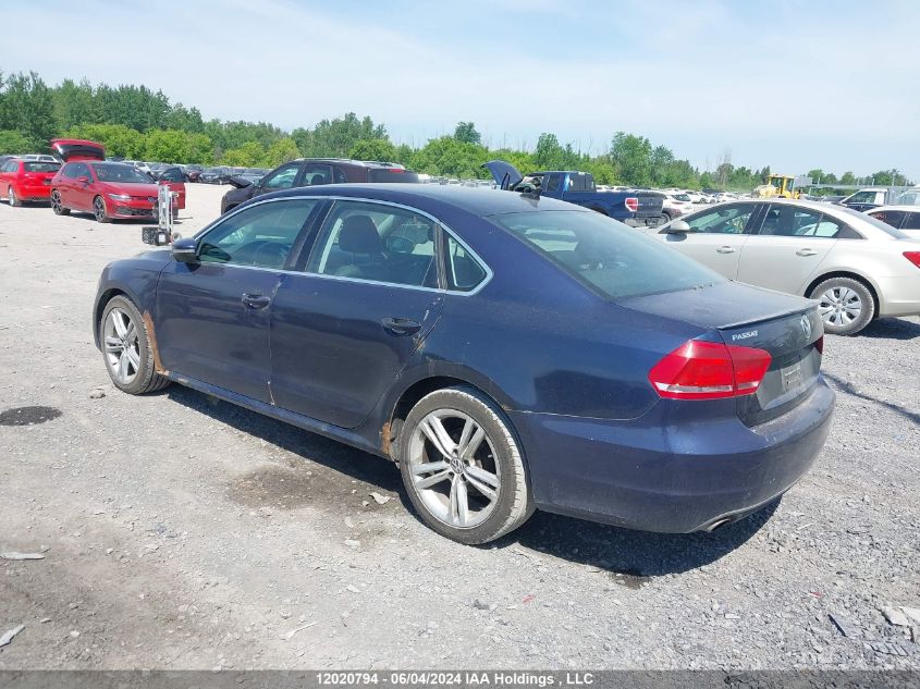 2012 Volkswagen Passat VIN: 1VWBH7A35CC068362 Lot: 12020794