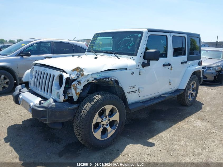 2017 Jeep Wrangler Unlimited Sahara VIN: 1C4BJWEG4HL689436 Lot: 12020810