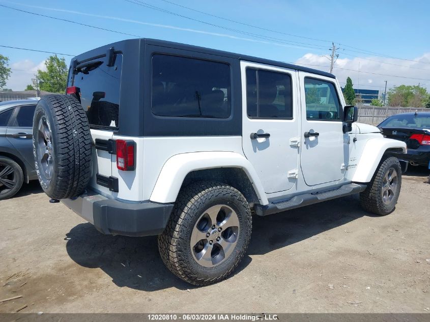 2017 Jeep Wrangler Unlimited Sahara VIN: 1C4BJWEG4HL689436 Lot: 12020810