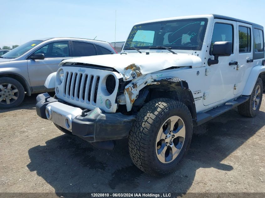 2017 Jeep Wrangler Unlimited Sahara VIN: 1C4BJWEG4HL689436 Lot: 12020810