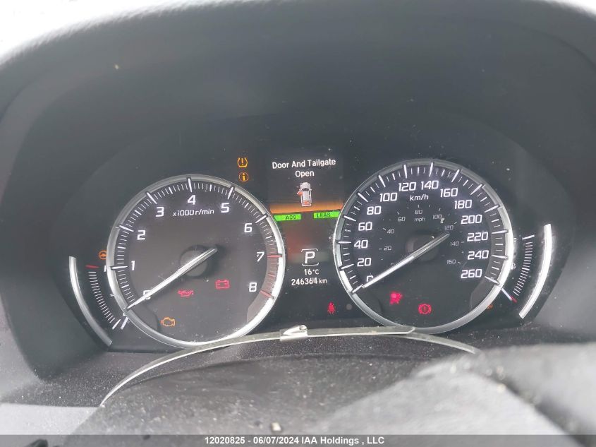 2016 Acura Mdx VIN: 5FRYD4H46GB509123 Lot: 12020825