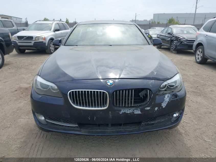 2011 BMW 5 Series VIN: WBAFU7C5XBC780179 Lot: 12020826