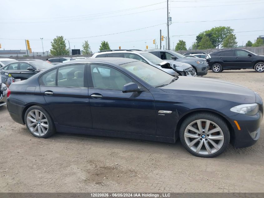 2011 BMW 5 Series VIN: WBAFU7C5XBC780179 Lot: 12020826