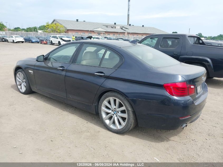 2011 BMW 5 Series VIN: WBAFU7C5XBC780179 Lot: 12020826