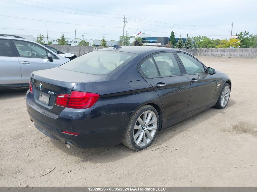 2011 BMW 5 Series VIN: WBAFU7C5XBC780179 Lot: 12020826