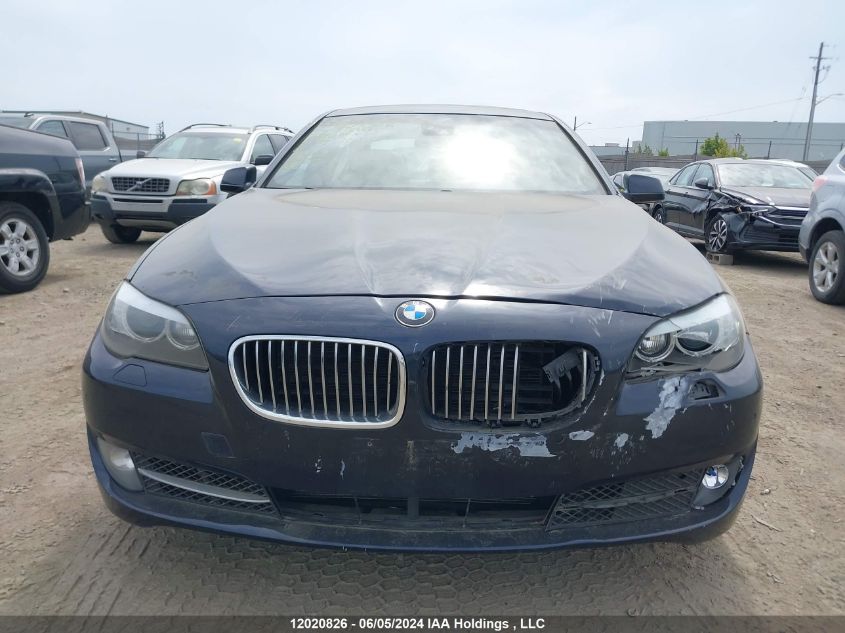 2011 BMW 5 Series VIN: WBAFU7C5XBC780179 Lot: 12020826