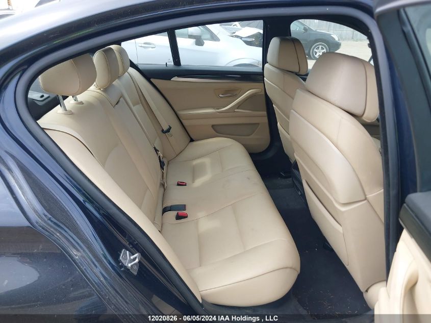 2011 BMW 5 Series VIN: WBAFU7C5XBC780179 Lot: 12020826