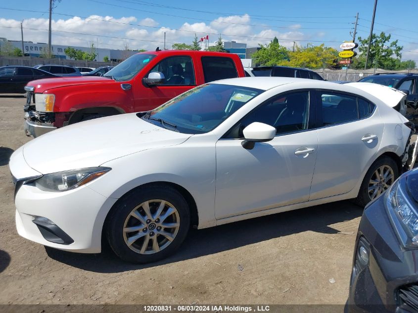 2014 Mazda Mazda3 VIN: JM1BM1V70E1137028 Lot: 12020831