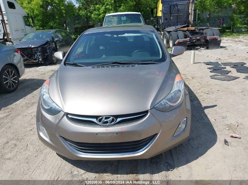 2013 Hyundai Elantra Gls VIN: 5NPDH4AE3DH348573 Lot: 12020835