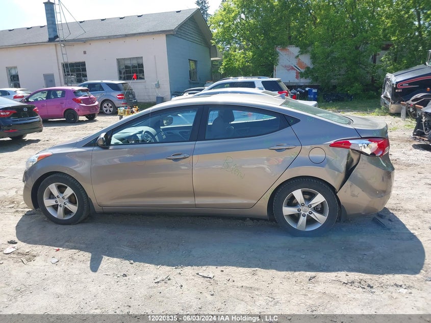 2013 Hyundai Elantra Gls VIN: 5NPDH4AE3DH348573 Lot: 12020835