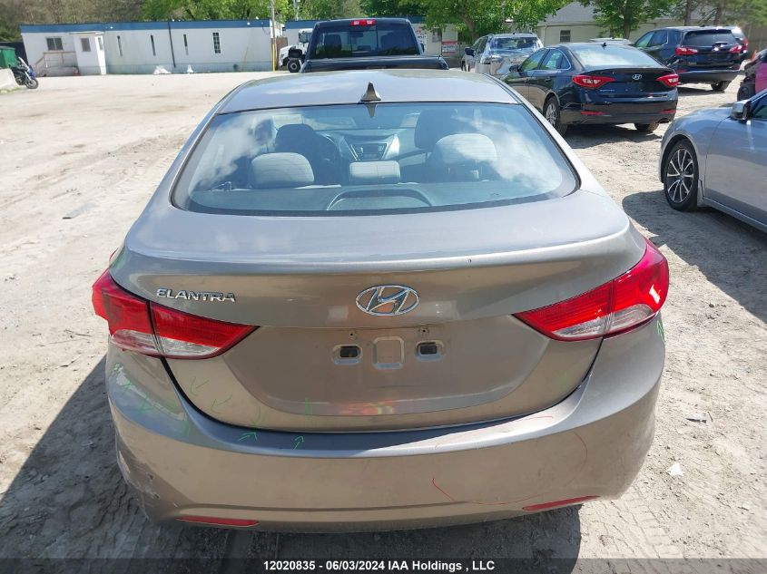 2013 Hyundai Elantra Gls VIN: 5NPDH4AE3DH348573 Lot: 12020835