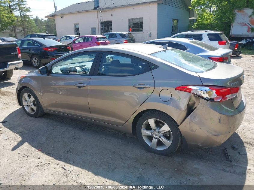 2013 Hyundai Elantra Gls VIN: 5NPDH4AE3DH348573 Lot: 12020835